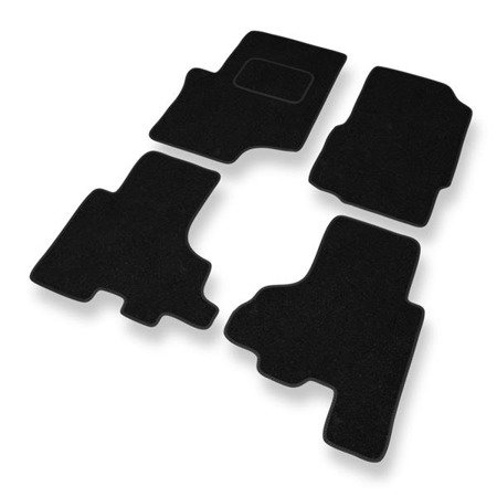 Alfombrillas de fieltro para Saab 9-7X I (2005-2009) - alfombras para coche - negro - DGS Autodywan