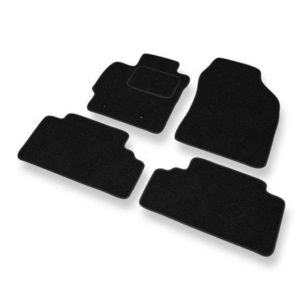 Alfombrillas de fieltro para Toyota Auris I (2007-2012) - alfombras para coche - negro - DGS Autodywan