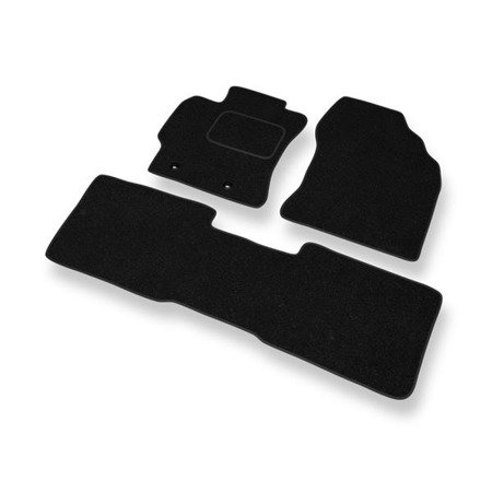 Alfombrillas de fieltro para Toyota Corolla XI (2013-2018) - alfombras para coche - negro - DGS Autodywan