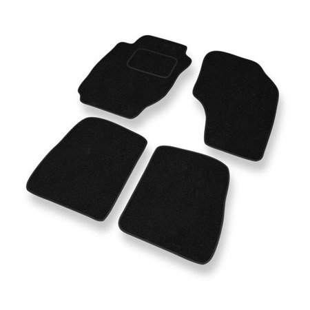 Alfombrillas de fieltro para Toyota RAV4 I (1994-2000) - alfombras para coche - negro - DGS Autodywan