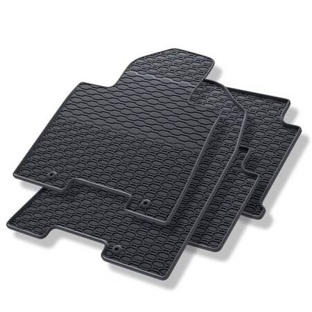 Alfombrillas de goma para Kia Sportage IV (2016-2021) - alfombras para coche - negro - Geyer & Hosaja - 868/4C