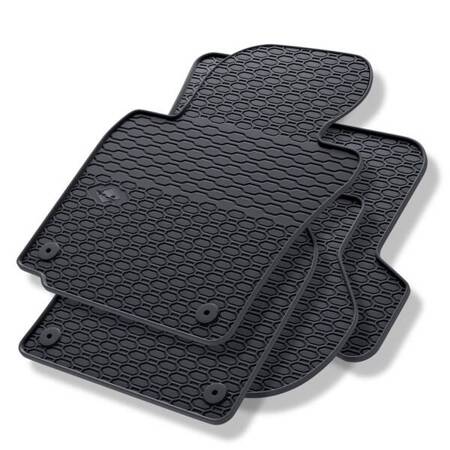 Alfombrillas de goma para Volkswagen Jetta V (2005-2010) - alfombras para coche - negro - Geyer & Hosaja - 805/4C