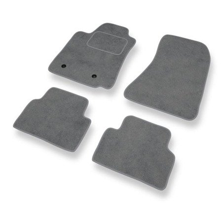 Alfombrillas de velour para Alfa Romeo 159 I (2005-2011) - alfombras para coche - gris - DGS Autodywan