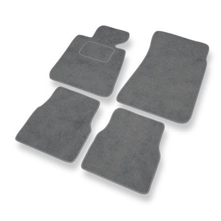 Alfombrillas de velour para BMW 3 M3 I E30 (1985-1992) - alfombras para coche - gris - DGS Autodywan