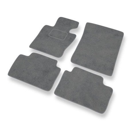 Alfombrillas de velour para BMW X3 I E83 (2000-2010) - alfombras para coche - gris - DGS Autodywan