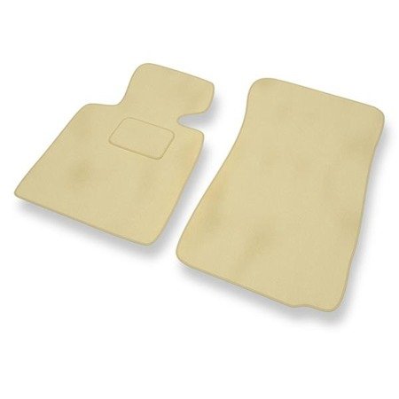 Alfombrillas de velour para BMW Z4 I E85, E86 (2002-2008) - alfombras para coche - beige - DGS Autodywan