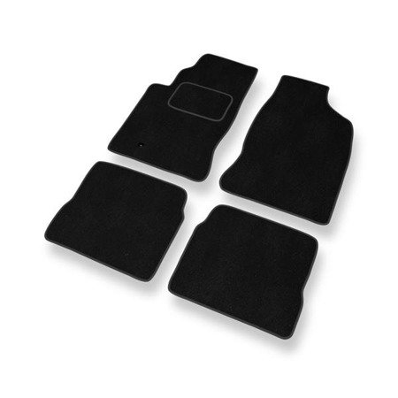 Alfombrillas de velour para Chrysler PT Cruiser Automat (2000-2010) - alfombras para coche - negro - DGS Autodywan