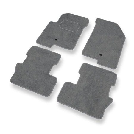 Alfombrillas de velour para Dodge Caliber (2007-2011) - alfombras para coche - gris - DGS Autodywan