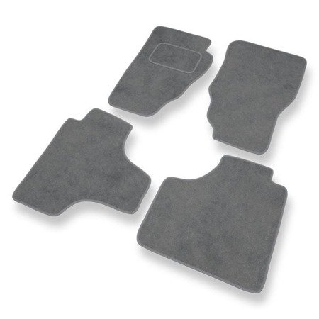 Alfombrillas de velour para Dodge Nitro (2007-2011) - alfombras para coche - gris - DGS Autodywan