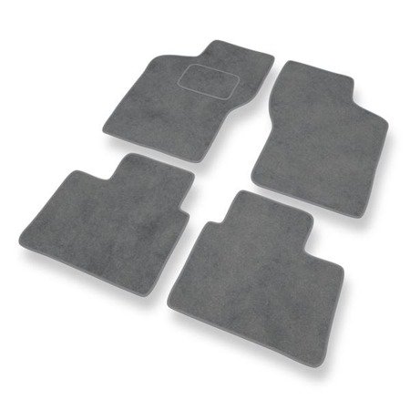 Alfombrillas de velour para Fiat Brava (1995-2001) - alfombras para coche - gris - DGS Autodywan