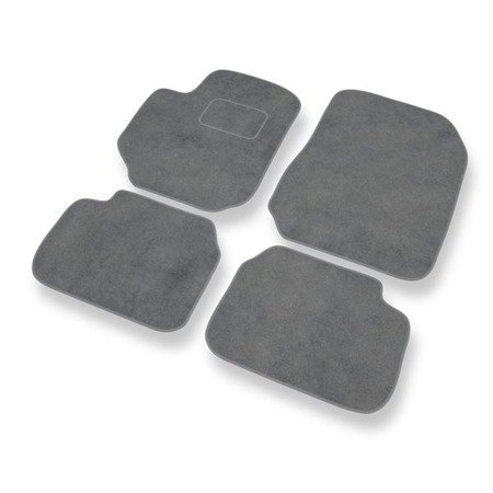 Alfombrillas de velour para Fiat Croma II (2005-2011) - alfombras para coche - gris - DGS Autodywan