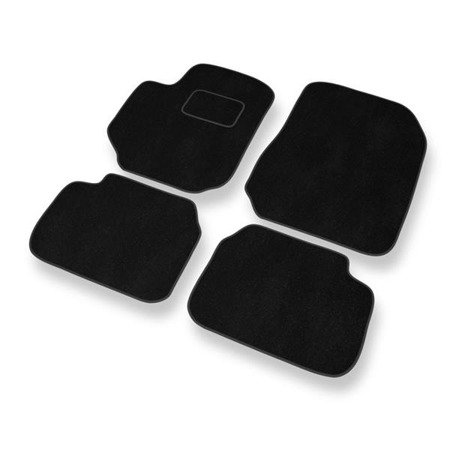 Alfombrillas de velour para Fiat Croma II (2005-2011) - alfombras para coche - negro - DGS Autodywan