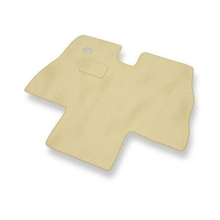 Alfombrillas de velour para Fiat Ducato II (1994-2006) - alfombras para coche - beige - DGS Autodywan