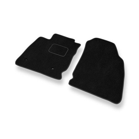 Alfombrillas de velour para Ford EcoSport (2018-....) - alfombras para coche - negro - DGS Autodywan