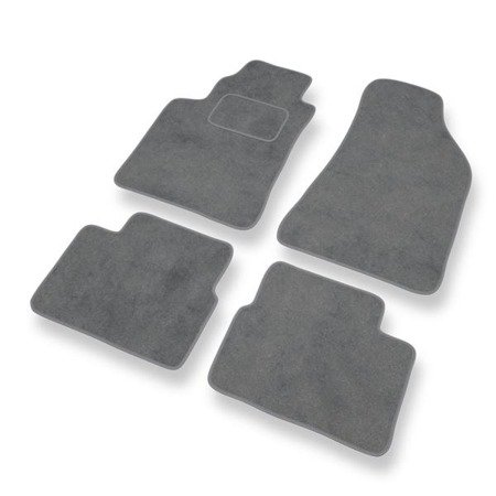 Alfombrillas de velour para Lancia Delta III (2008-....) - alfombras para coche - gris - DGS Autodywan