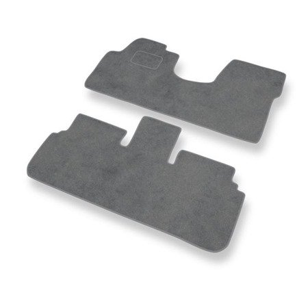 Alfombrillas de velour para Lancia Zeta (1995-2002) - alfombras para coche - gris - DGS Autodywan