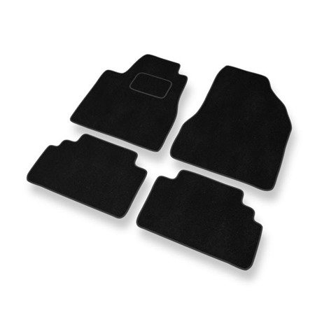 Alfombrillas de velour para Lexus RX II XU30 (2003-2009) - alfombras para coche - negro - DGS Autodywan