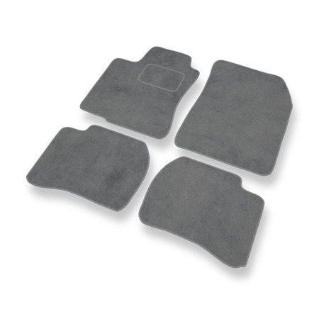 Alfombrillas de velour para Mazda 323 V (1994-1998) - alfombras para coche - gris - DGS Autodywan