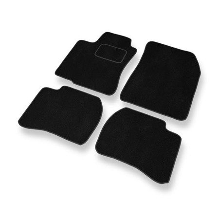 Alfombrillas de velour para Mazda 323 V (1994-1998) - alfombras para coche - negro - DGS Autodywan