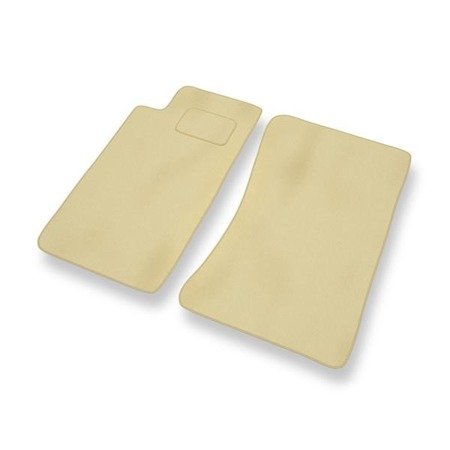 Alfombrillas de velour para Mazda MX-5 I (1990-1998) - alfombras para coche - beige - DGS Autodywan