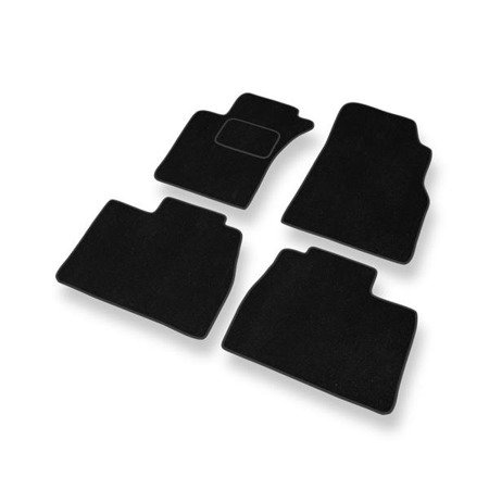 Alfombrillas de velour para Mercedes-Benz Classe M W163 (1997-2005) - alfombras para coche - negro - DGS Autodywan