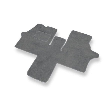 Alfombrillas de velour para Mercedes-Benz Vito W638 (1996-2003) - alfombras para coche - gris - DGS Autodywan