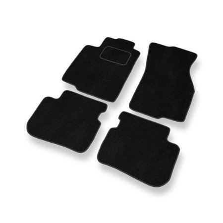 Alfombrillas de velour para Mitsubishi Colt V (1996-2004) - alfombras para coche - negro - DGS Autodywan