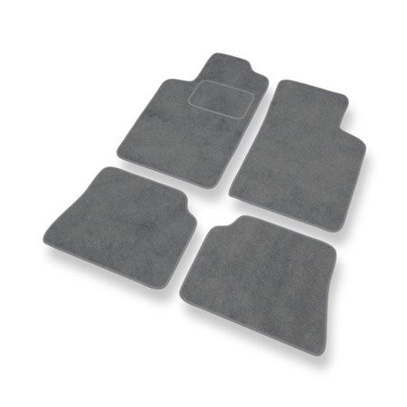 Alfombrillas de velour para Renault Megane I (1995-2002) - alfombras para coche - gris - DGS Autodywan