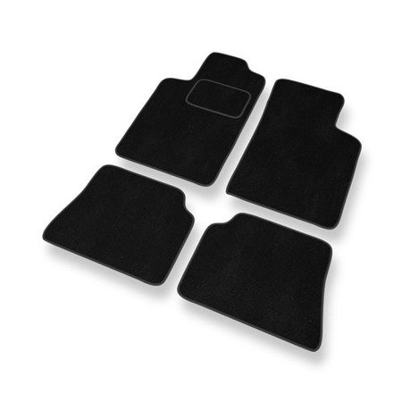 Alfombrillas de velour para Renault Megane I (1995-2002) - alfombras para coche - negro - DGS Autodywan