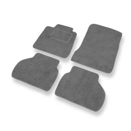 Alfombrillas de velour para Renault Vel Satis (2001-2009) - alfombras para coche - gris - DGS Autodywan