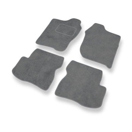 Alfombrillas de velour para Suzuki Jimny (1998-....) - alfombras para coche - gris - DGS Autodywan