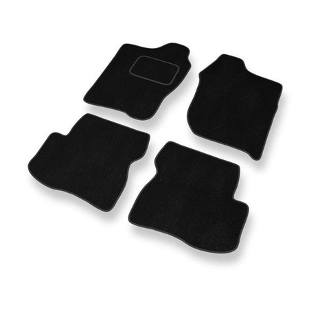 Alfombrillas de velour para Suzuki Jimny (1998-....) - alfombras para coche - negro - DGS Autodywan