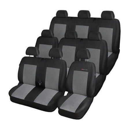 Fundas de asientos hechas a medida para Opel Vivaro Furgón (2001-2014) 9-plazas - Auto-Dekor - Elegance - P-2