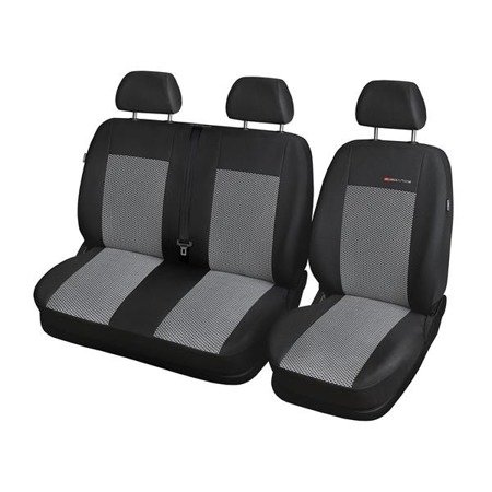 Fundas de asientos hechas a medida para Opel Vivaro II Furgón (2014-2019) solo asientos delanteros - Auto-Dekor - Elegance - P-2