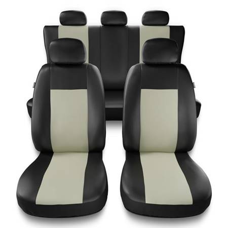 Fundas universales para asientos de coche para BMW 3 E30, E36, E46, E90, F30, G20, G21 (1982-2019) - Auto-Dekor - Comfort - beige