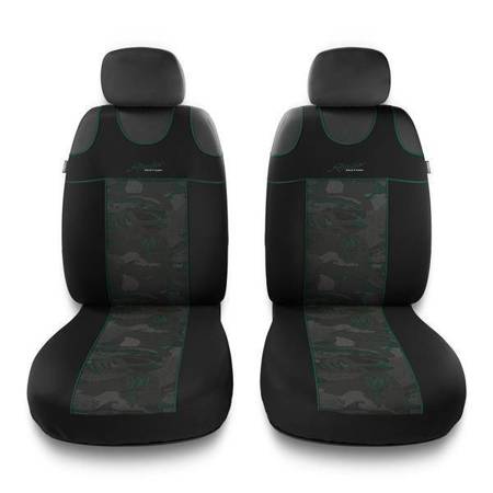 Fundas universales para asientos de coche para Citroen Saxo (1996-2004) - Auto-Dekor - Stylus 1+1 - verde