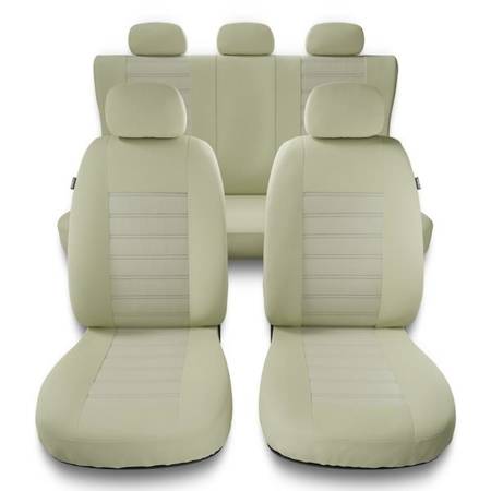 Fundas universales para asientos de coche para Fiat Linea (2007-2015) - Auto-Dekor - Modern - MG-3 (beige)