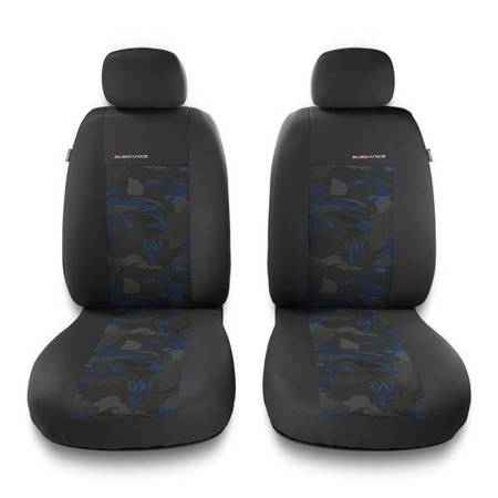 Fundas universales para asientos de coche para Fiat Sedici (2006-2014) - Auto-Dekor - Elegance 1+1 - azul