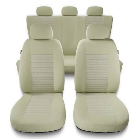 Fundas universales para asientos de coche para Mazda CX-5 I, II (2011-2019) - Auto-Dekor - Modern - MC-3 (beige)