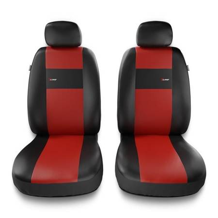 Fundas universales para asientos de coche para Nissan Maxima IV, V, VI (1995-2009) - Auto-Dekor - X-Line 1+1 - rojo