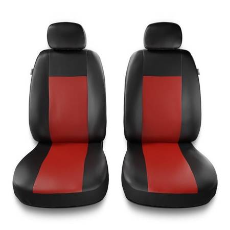 Fundas universales para asientos de coche para Nissan Note I, II (2005-2016) - Auto-Dekor - Comfort 1+1 - rojo