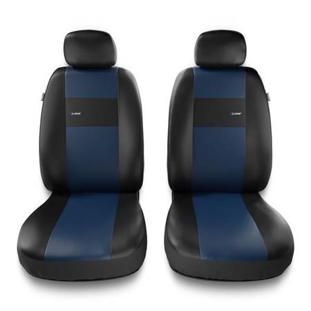 Fundas universales para asientos de coche para Peugeot 607 (2000-2010) - Auto-Dekor - X-Line 1+1 - azul