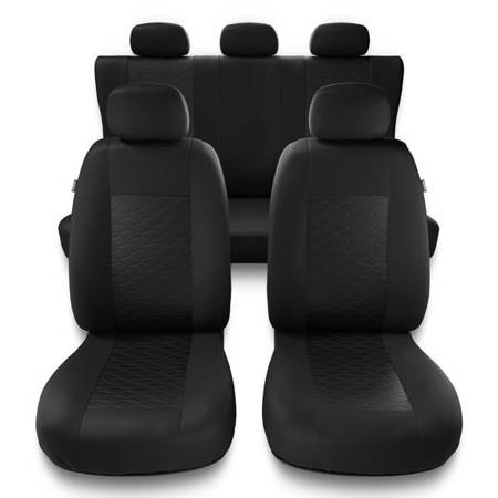 Fundas universales para asientos de coche para Toyota RAV4 I, II, III, IV (1994-2019) - Auto-Dekor - Modern - MP-1 (negro)