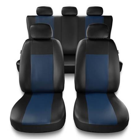 Fundas universales para asientos de coche para Volkswagen Golf V, VI, VII (2003-2019) - Auto-Dekor - Comfort - azul