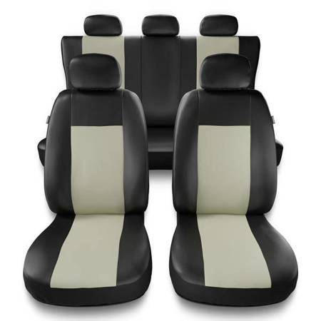 Fundas universales para asientos de coche para Volkswagen Golf V, VI, VII (2003-2019) - Auto-Dekor - Comfort - beige