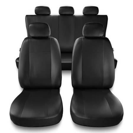 Fundas universales para asientos de coche para Volkswagen Passat B4, B5, B6, B7, B8 (1993-2019) - Auto-Dekor - Comfort - negro