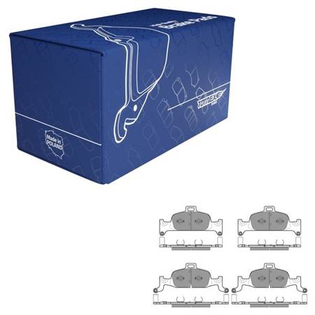 Pastillas de freno para Audi A6 C8 Familiar, Berlina (2018-....) - Tomex - TX 18-22 (eje delantero)